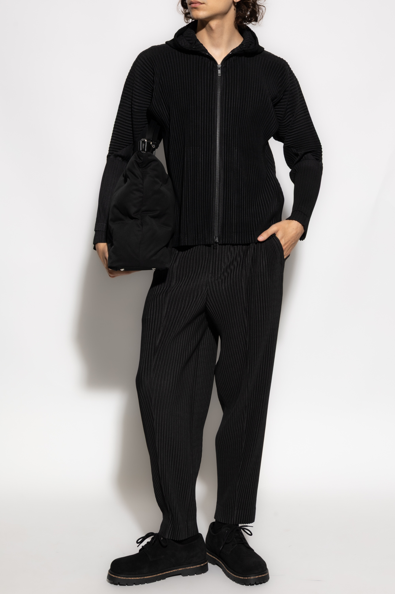 Wanko ISSEY MIYAKE HOMME PLISSÉ Czarny Plisowana bluza Homme Plissé Issey Miyake - Vitkac Polska